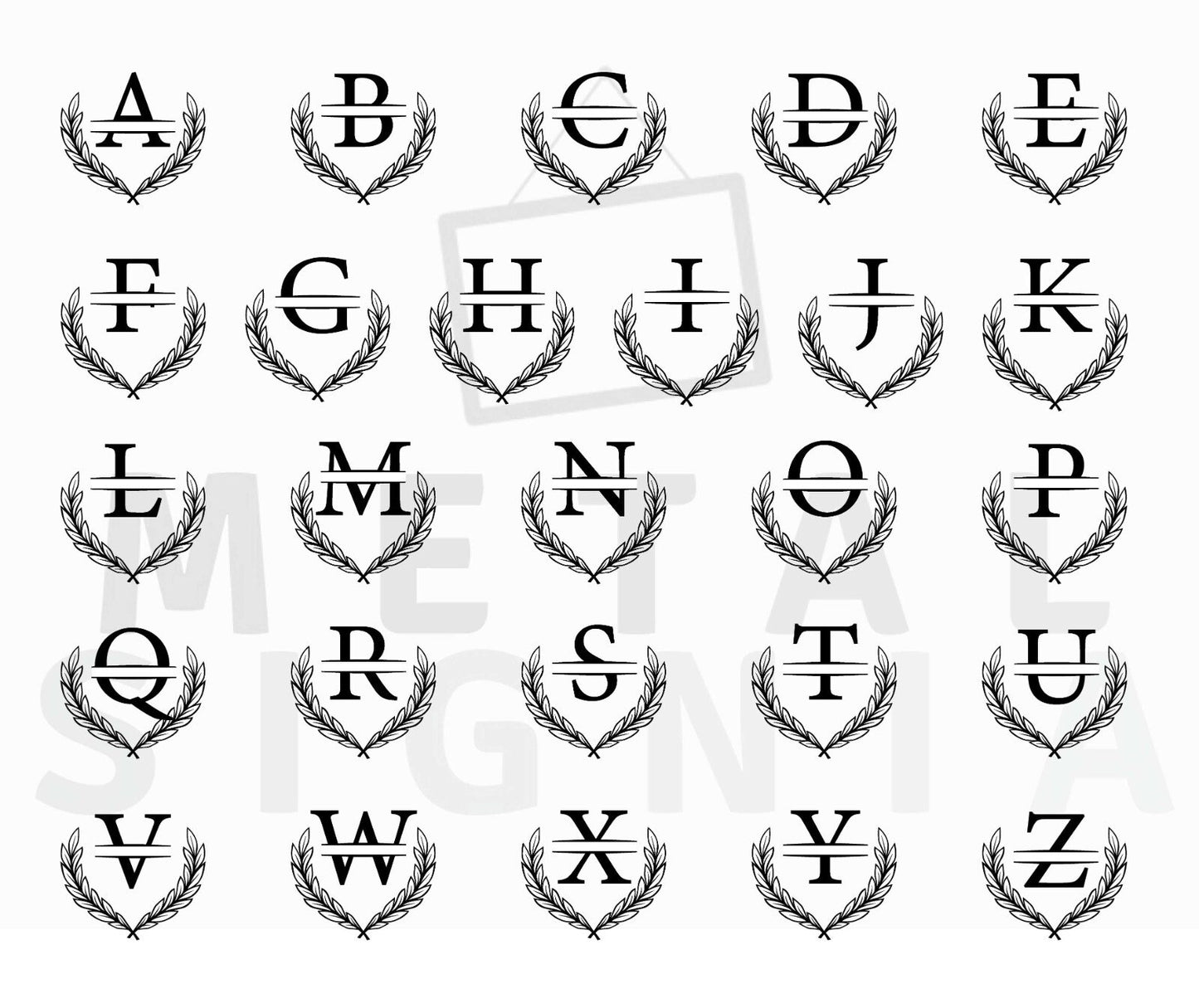 Personalized Family Name Metal Art, Metal Monogram Sign, Cut to Order Wall Decor, Housewarming Sign Gift, Wedding Monogram Metal Sign