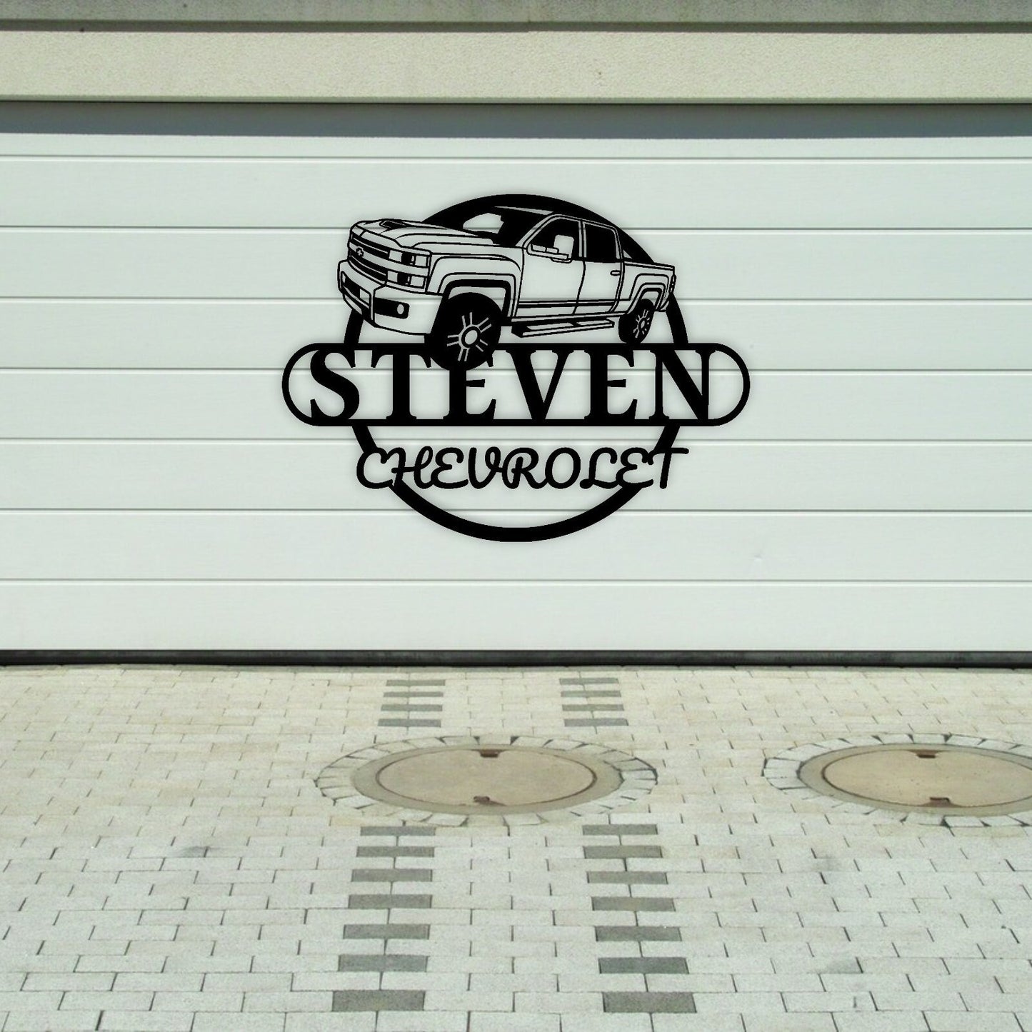 Father's Day Gift, Personalized Garage Signs, Metal Car Sign for Dad's Garage, Stylish Gift for Father Dad