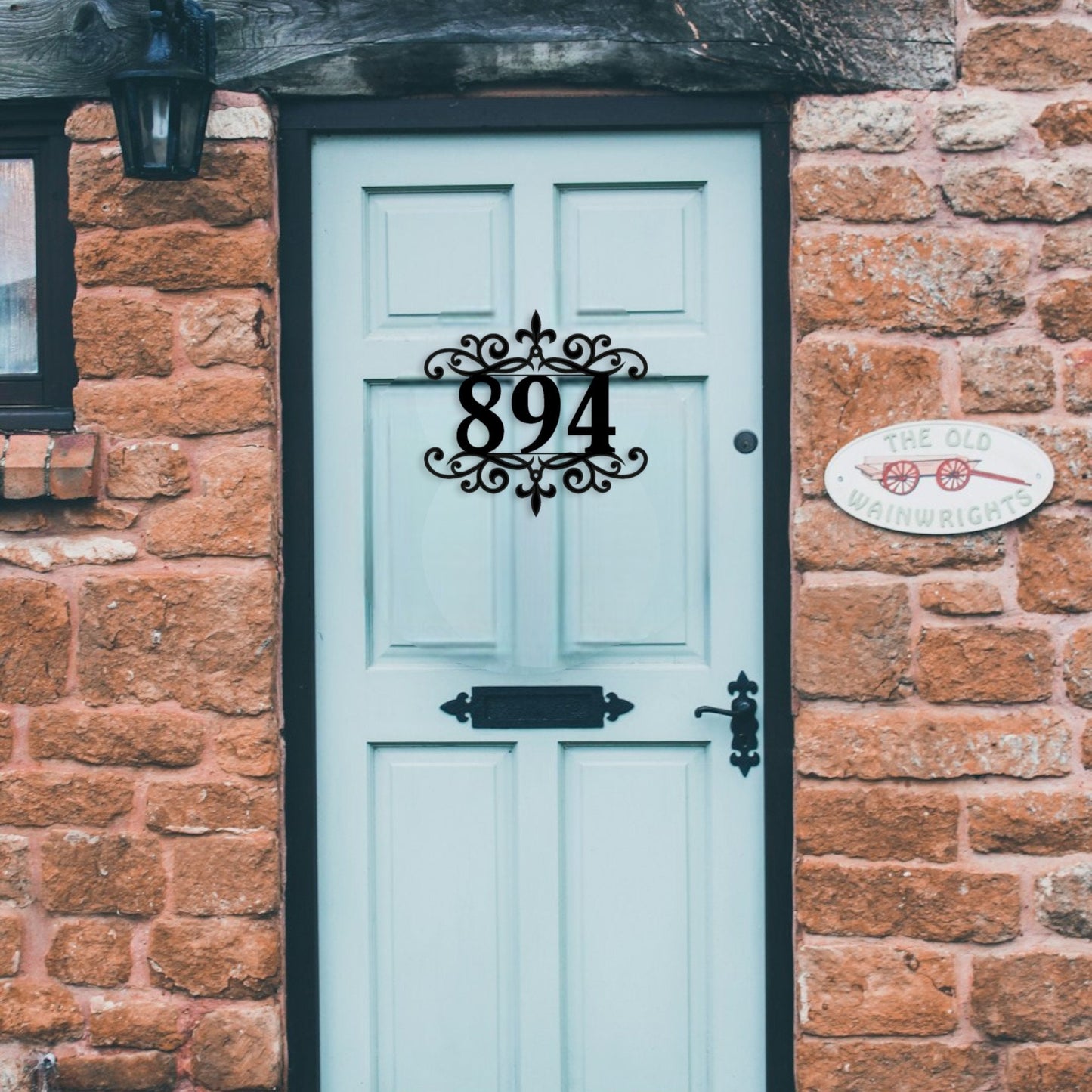 Personalized Metal House Numbers, Stylish Address Sign for House