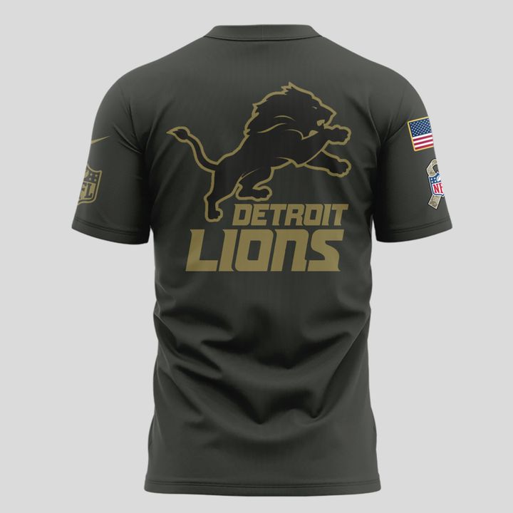 Detroit Lions Salute to Service Sideline 2025 Tshirt