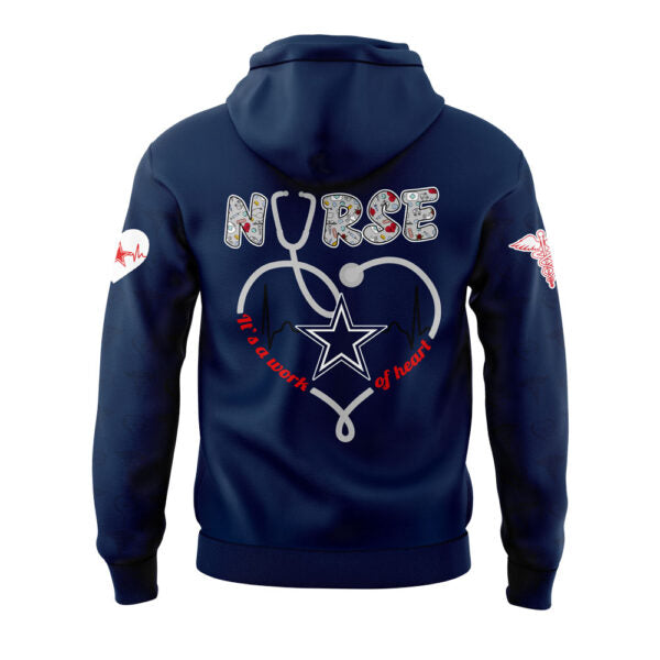 Dallas Cowboys Nurses Appreciation 2025 Blue Combo Hoodie