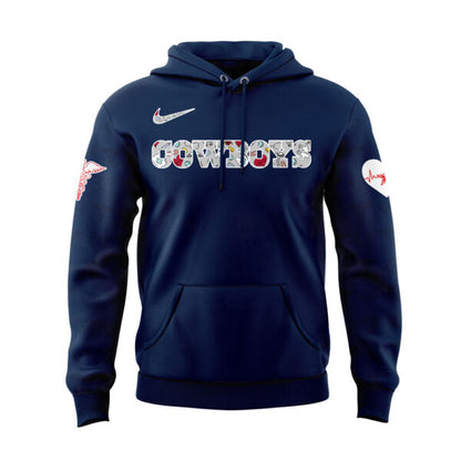 Dallas Cowboys Nurses Appreciation 2025 Blue Combo Hoodie