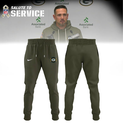 Green Bay Packers 2025 NFL Salute to Service Combo Hoodie