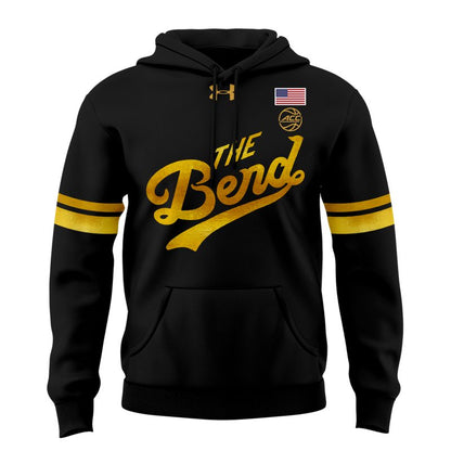Notre Dame Men's Basketball THE BEND Special Black Hoodie, Irish THE BEND Black Hoodie, Notre Dame Basketball The Bend Edition Hoodie