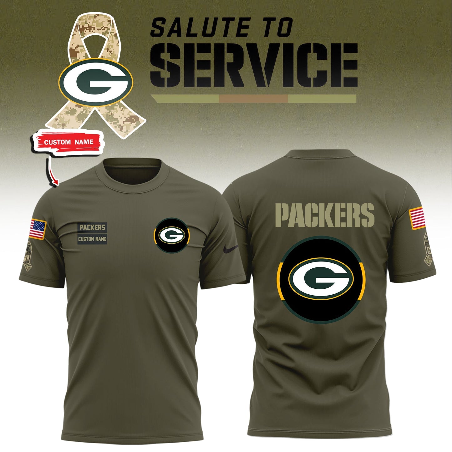 Green Bay Packers 2025 Salute to Service Limited Edition Combo