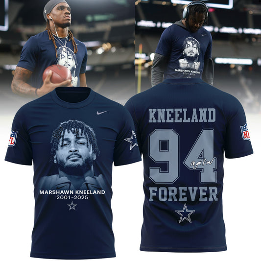 Dallas Cowboys 2025 Marshawn Kneeland Thank You Memories 2025 Combo TShirt
