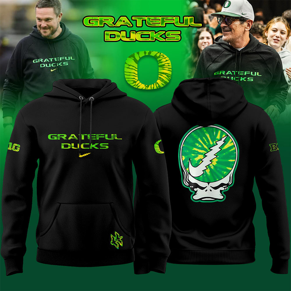 _Oregon Ducks Grateful Dead 2025 Special Editions Hoodie