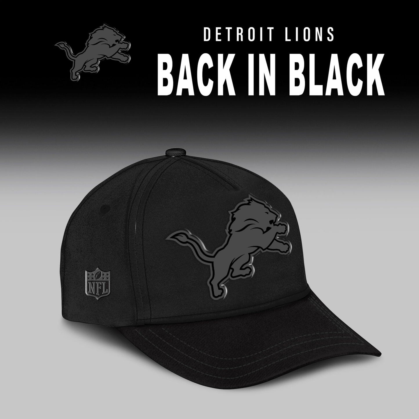 Detroit Lions 2025 Back In Black Limited Edition Combo Hoodie
