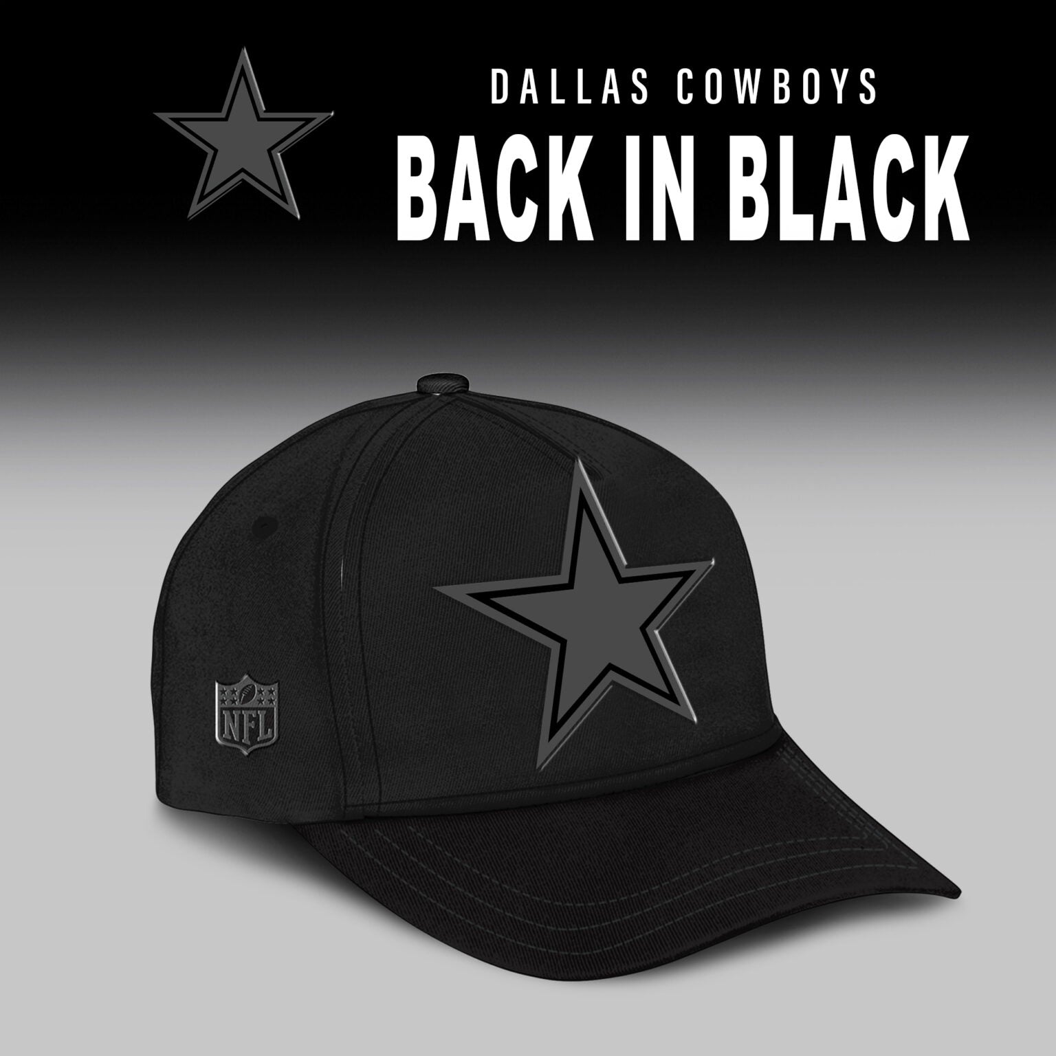 Dallas Cowboys 2025 Back In Black Limited Edition Combo Hoodie