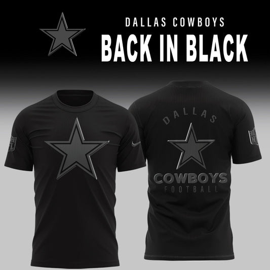 Dallas Cowboys 2025 Back In Black Limited Edition Combo TShirt