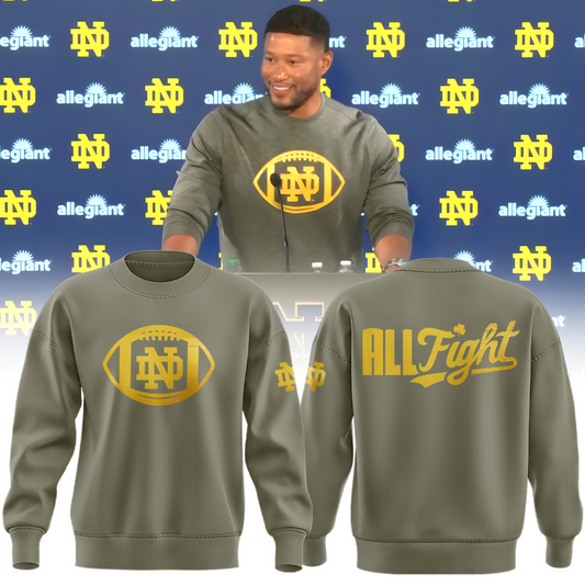 Notre Dame Football Limited Edition 2025 Sweatshirt, Notre Dame 2025 Limited Fan Sweatshirt, Fighting Irish 2025 Crewneck