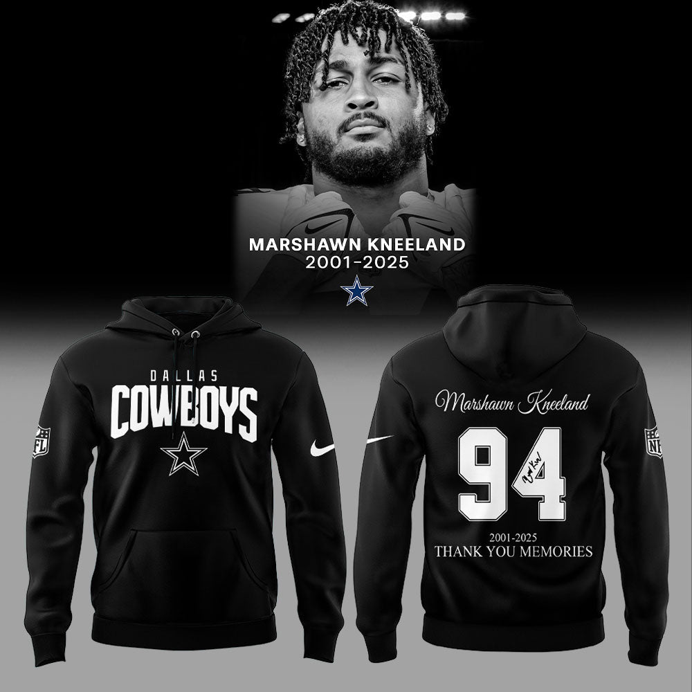 Dallas Cowboys 2025 Marshawn Kneeland Thank You Memories 2025 Combo Hoodie