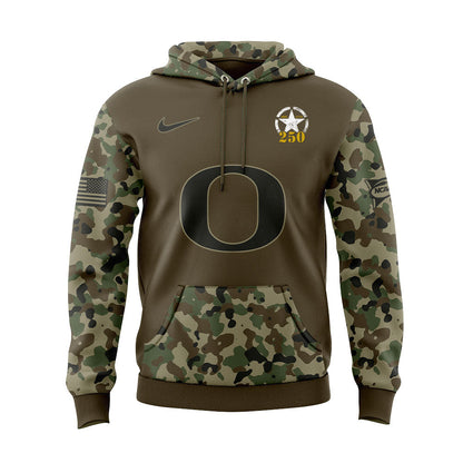 Limited Edition Oregon Football U.S. Army’s 250th Celebration Hoodie