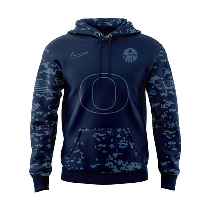 Limited Edition Oregon Football Navy 250th Celebration Hoodie