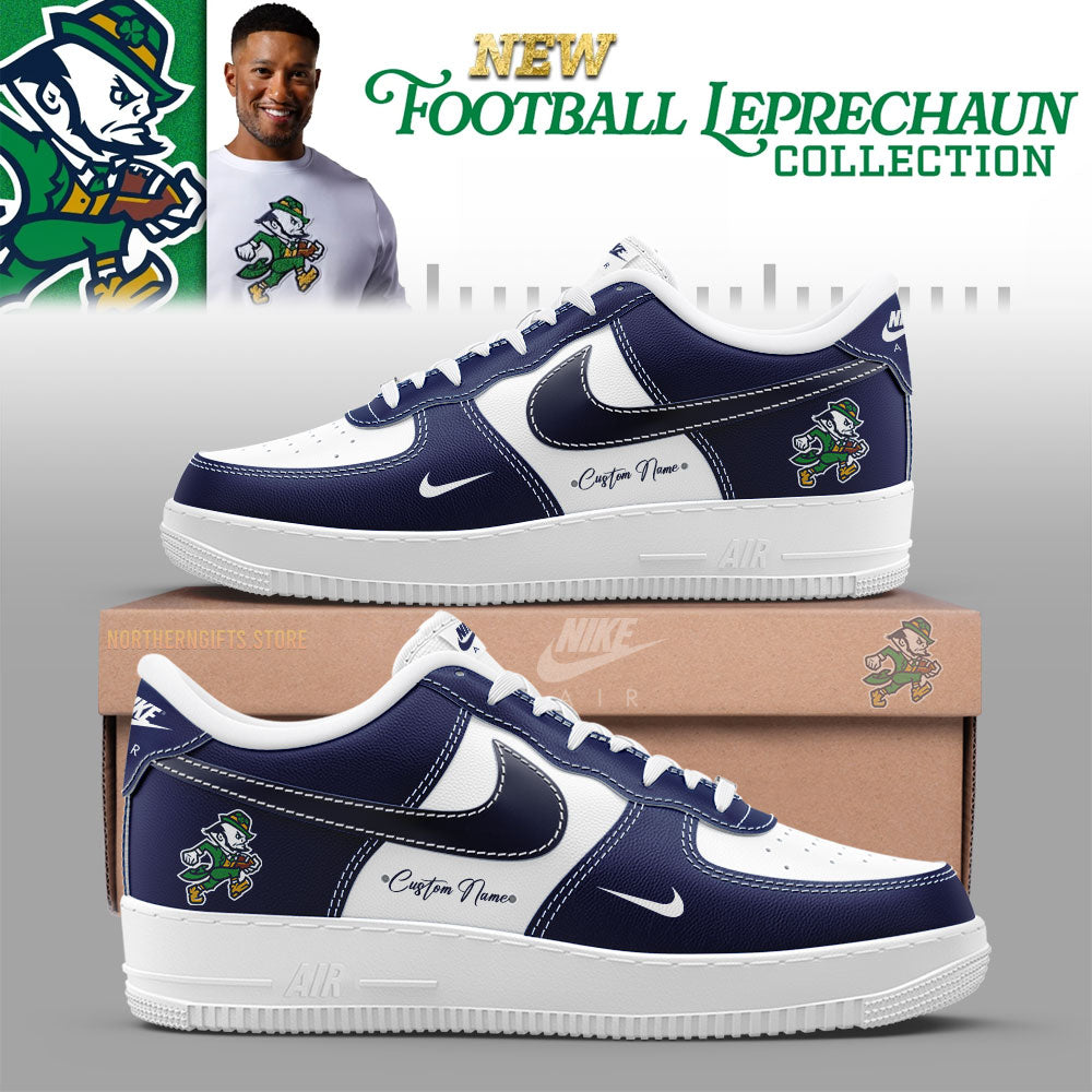 Notre Dame Fighting Irish Football Leprechaun Limited Edition AF1 Sneaker