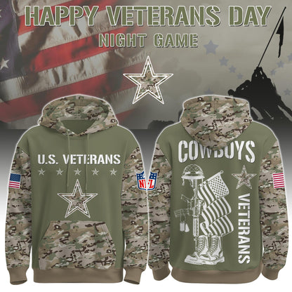 Dallas Cowboys - Veteran Day 2025 Hoodie Limited Edions