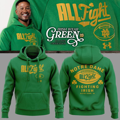 Special Edition Notre Dame œIrish Wear Green� Hoodie