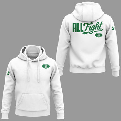 Special Edition Notre Dame “Irish Wear Green” White Hoodie
