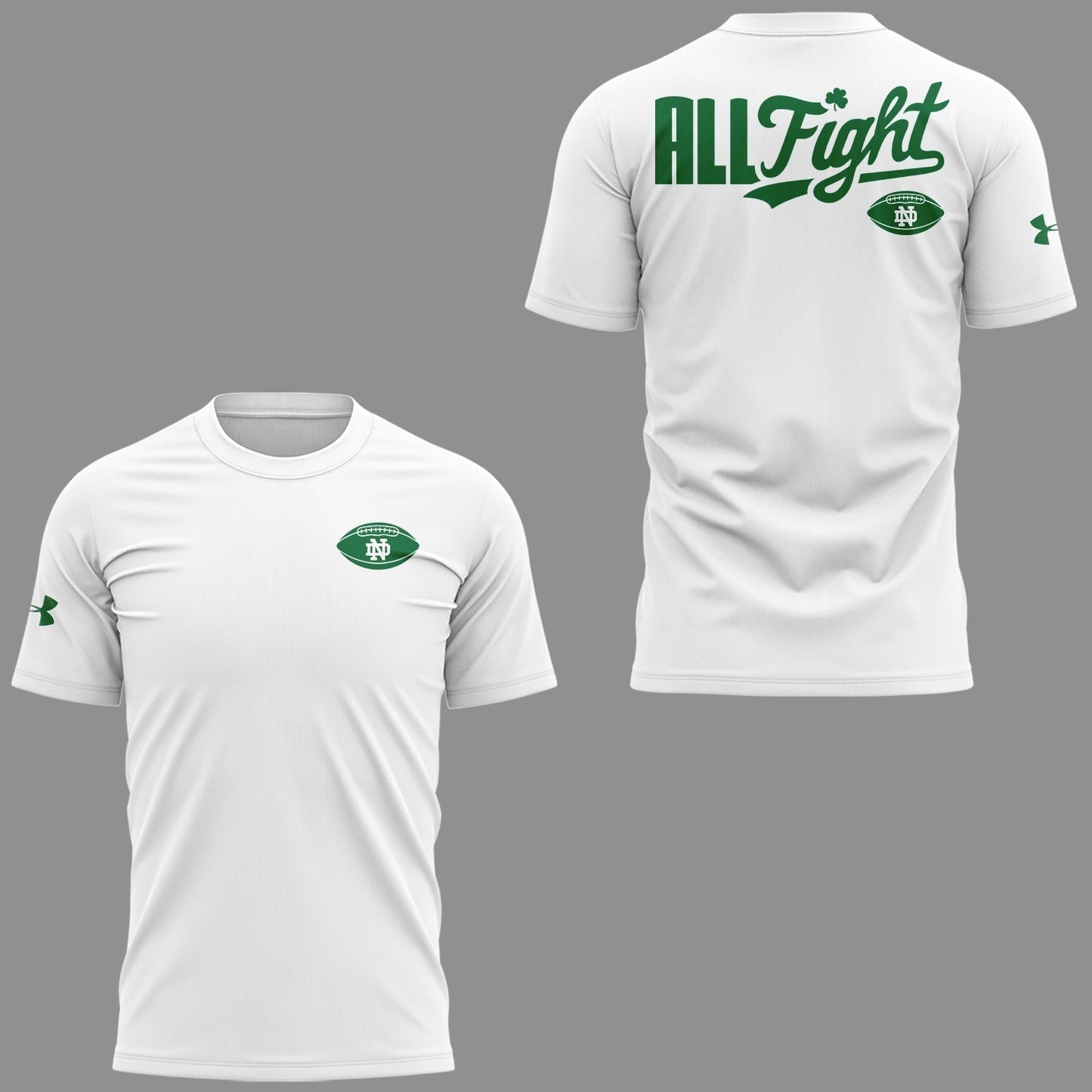 Special Edition Notre Dame “Irish Wear Green” White T-Shirt