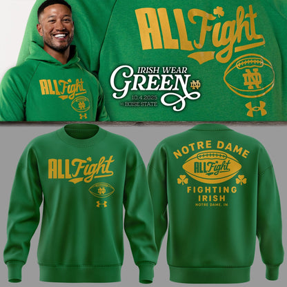 Special Edition Notre Dame œIrish Wear Green� SweatShirt