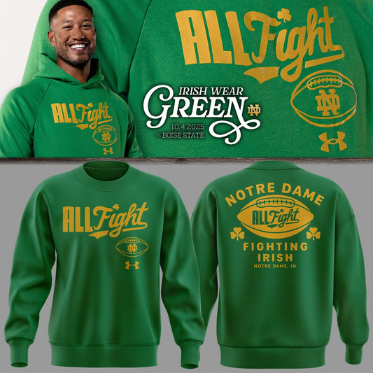 Special Edition Notre Dame œIrish Wear Green� SweatShirt