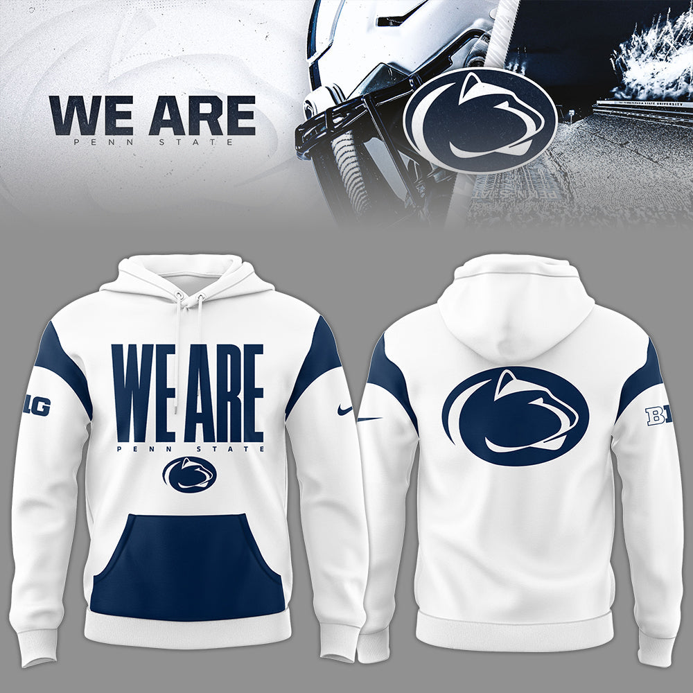 Penn State Big10 2024 Limited White Out Energy Hoodie