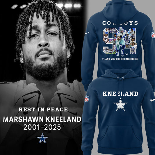 Dallas Cowboys 2025 Marshawn Kneeland Thank You Memories 2025 Combo Hoodie