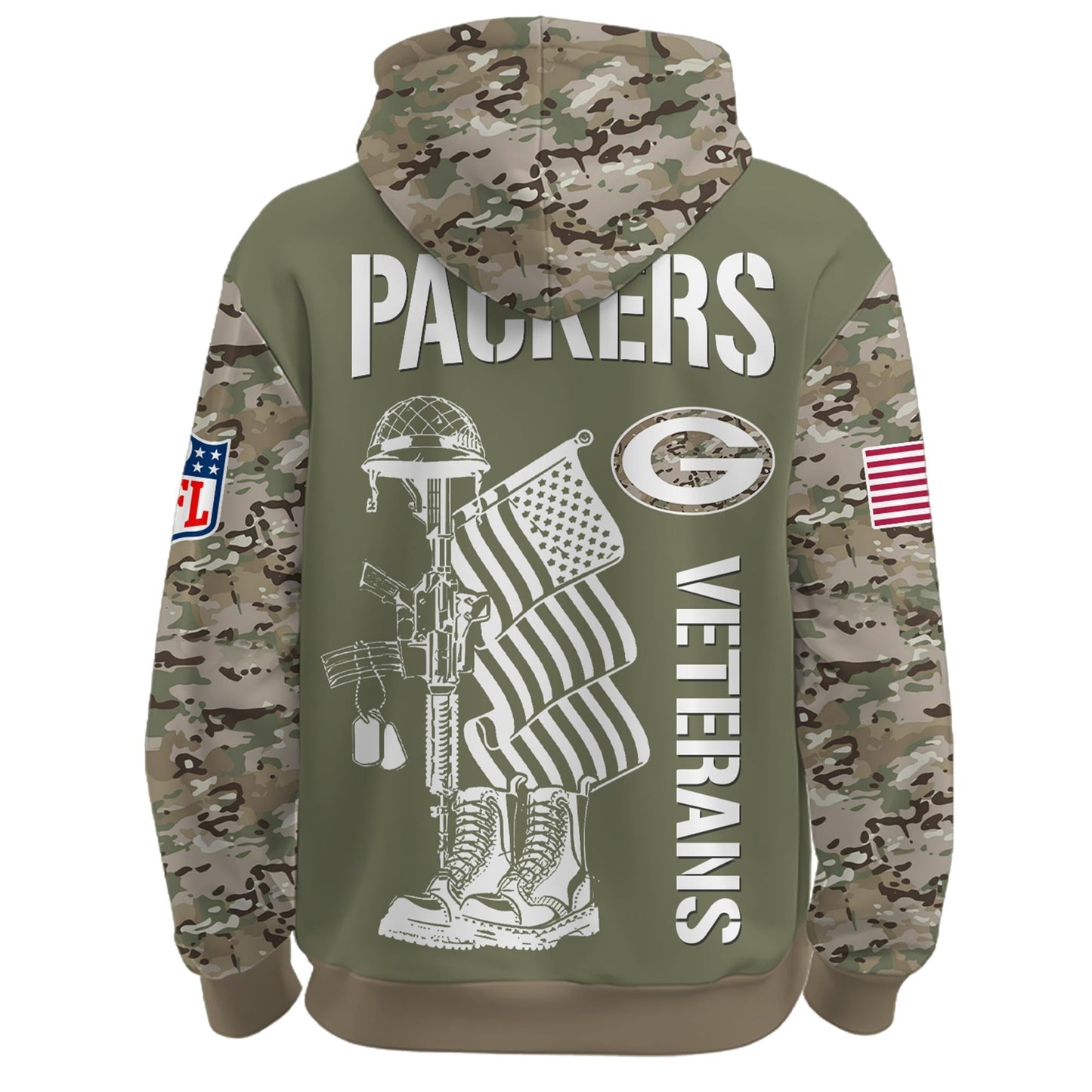 Green Bay Packers - Veteran Day 2025 Hoodie Limited Edions