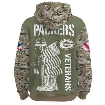 Green Bay Packers - Veteran Day 2025 Hoodie Limited Edions
