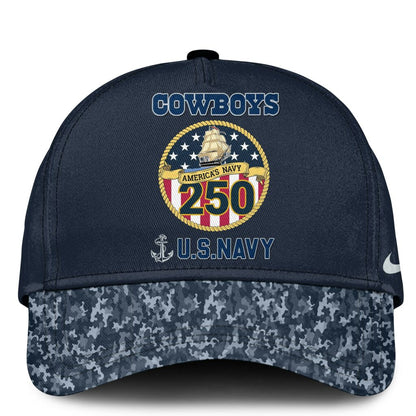 Dallas Cowboys Navy 250th Birthday Hoodie Limited Edions