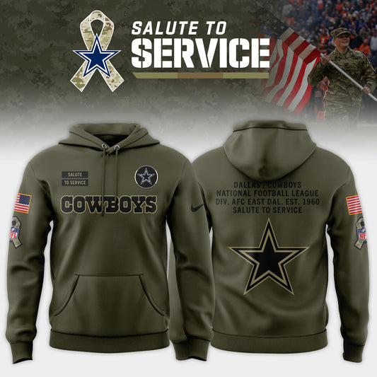 Dallas Cowboys 2025 Salute to Service Limited Combo Hoodie