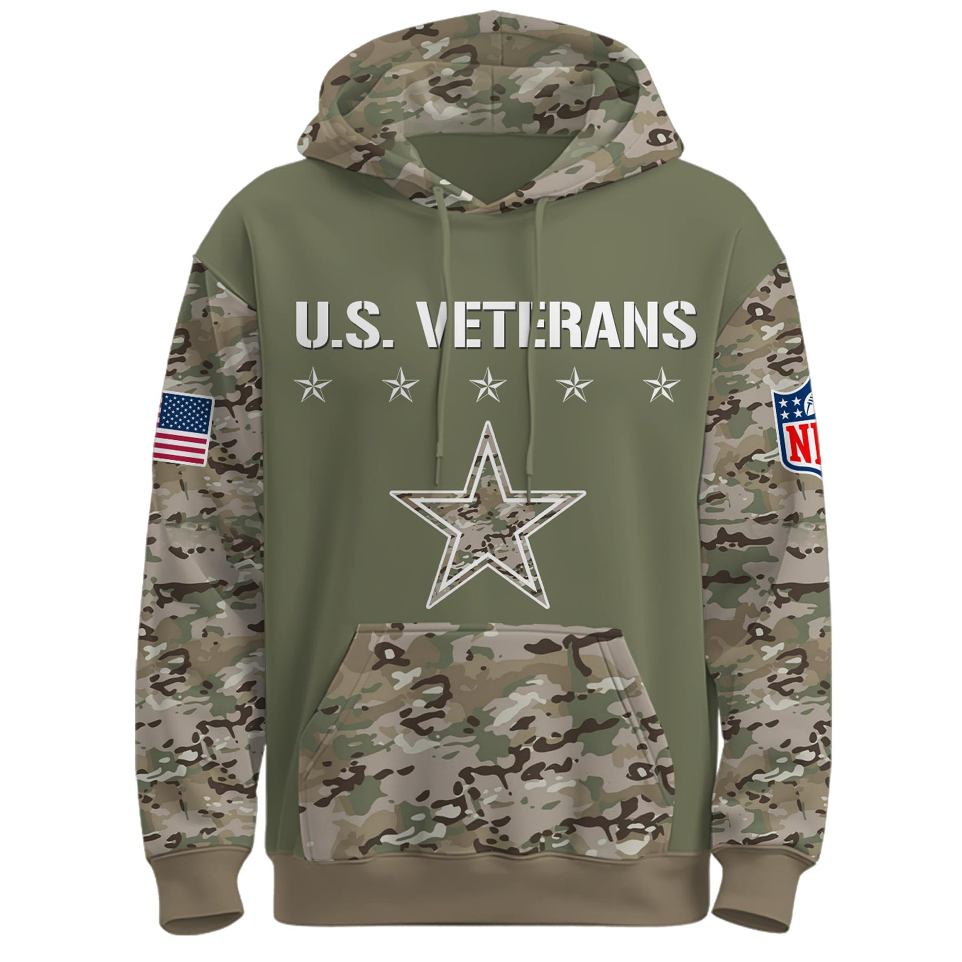 Dallas Cowboys - Veteran Day 2025 Hoodie Limited Edions