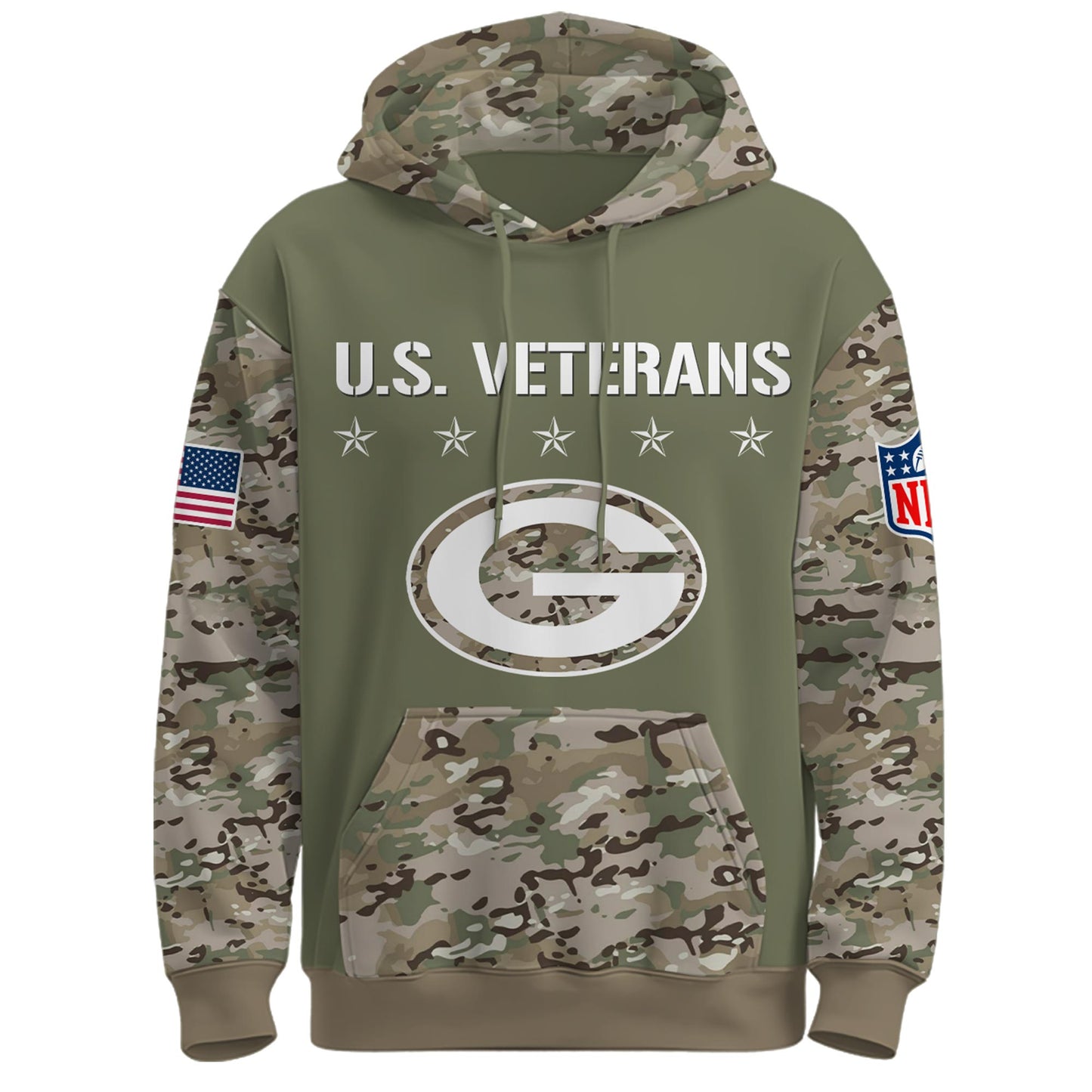 Green Bay Packers - Veteran Day 2025 Hoodie Limited Edions