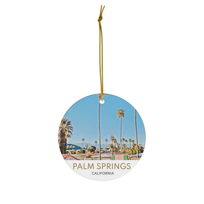 Palm Springs Ornament, Palm Springs Gift, Christmas Ornament, Christmas Gift, Palm Springs Souvenir, Palm Springs Christmas, Travel