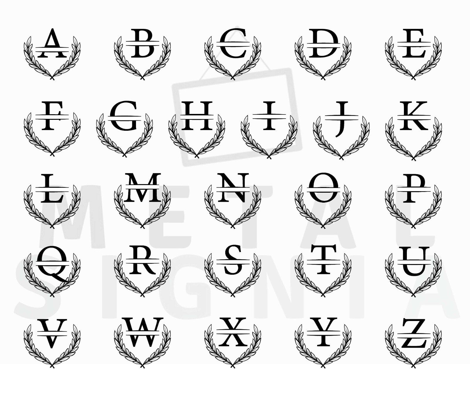 Personalized Family Name Metal Art, Metal Monogram Sign, Cut to Order Wall Decor, Housewarming Sign Gift, Wedding Monogram Metal Sign