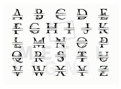 Floral Custom Metal Sign, Initial Metal Wall Art, Custom Monogram Name Sign, Botanical Wall Decor, Personalized Metal Sign, Wedding Decor