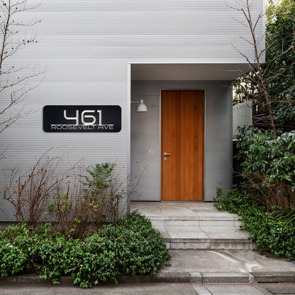 Metal Address Sign for House, House Number, Street Sign Plaque, Address Plaque, Address Signs, Metal House Number, Custom Metal Address Sign