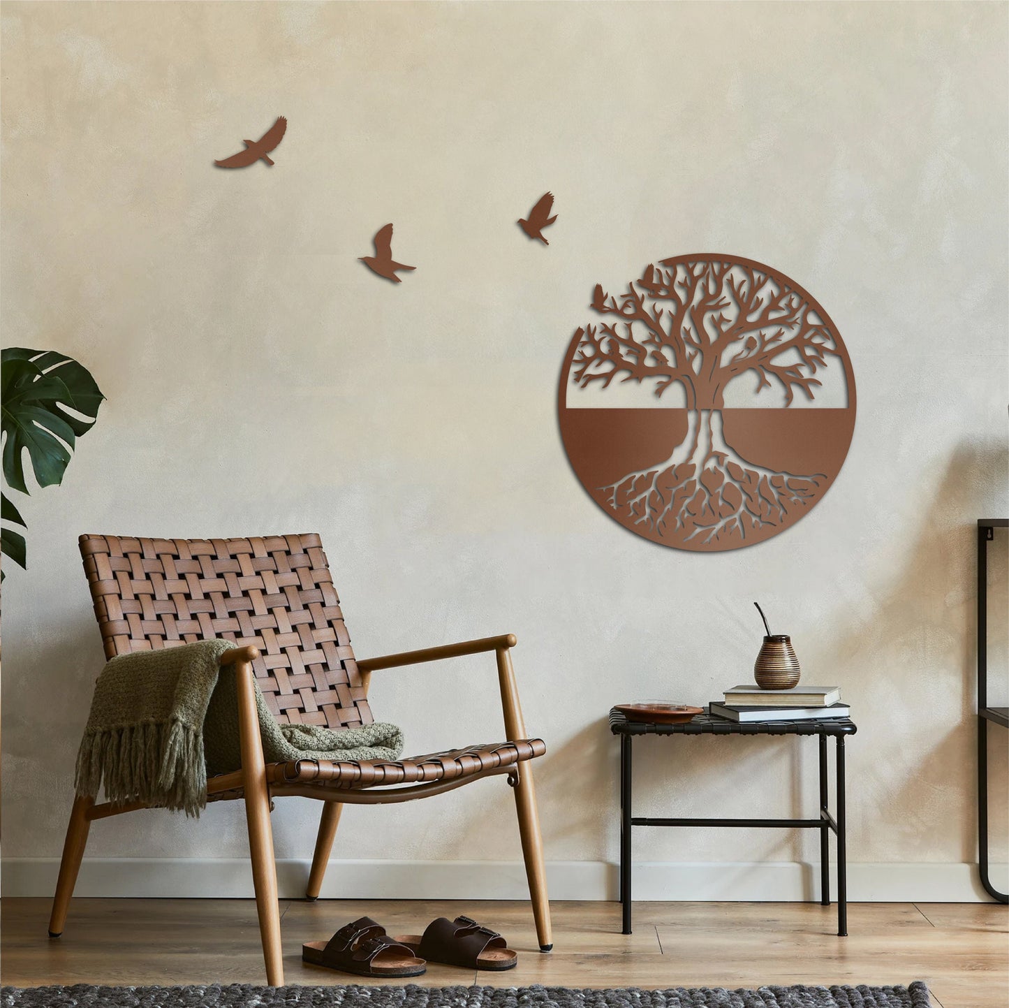 Tree of Life with Birds Metal Wall Art, Metal Wall Art, Tree of Life Wall Decor, Housewarming Gift, Metal Tree of Life, Large Metal Wall Art