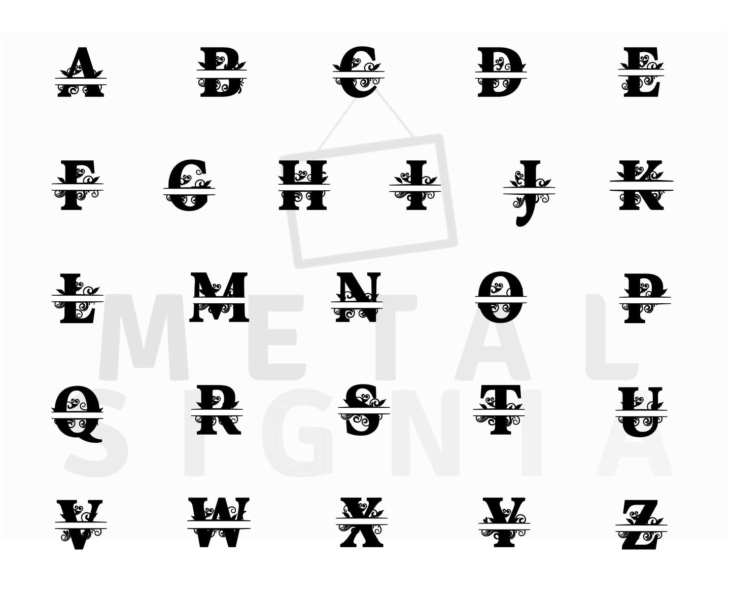 Custom Family Name Metal Sign, Couple Gift, Wedding Gift, Personalized Metal Wall Art, Metal Initial Door Hanger, Established Leafy Sign