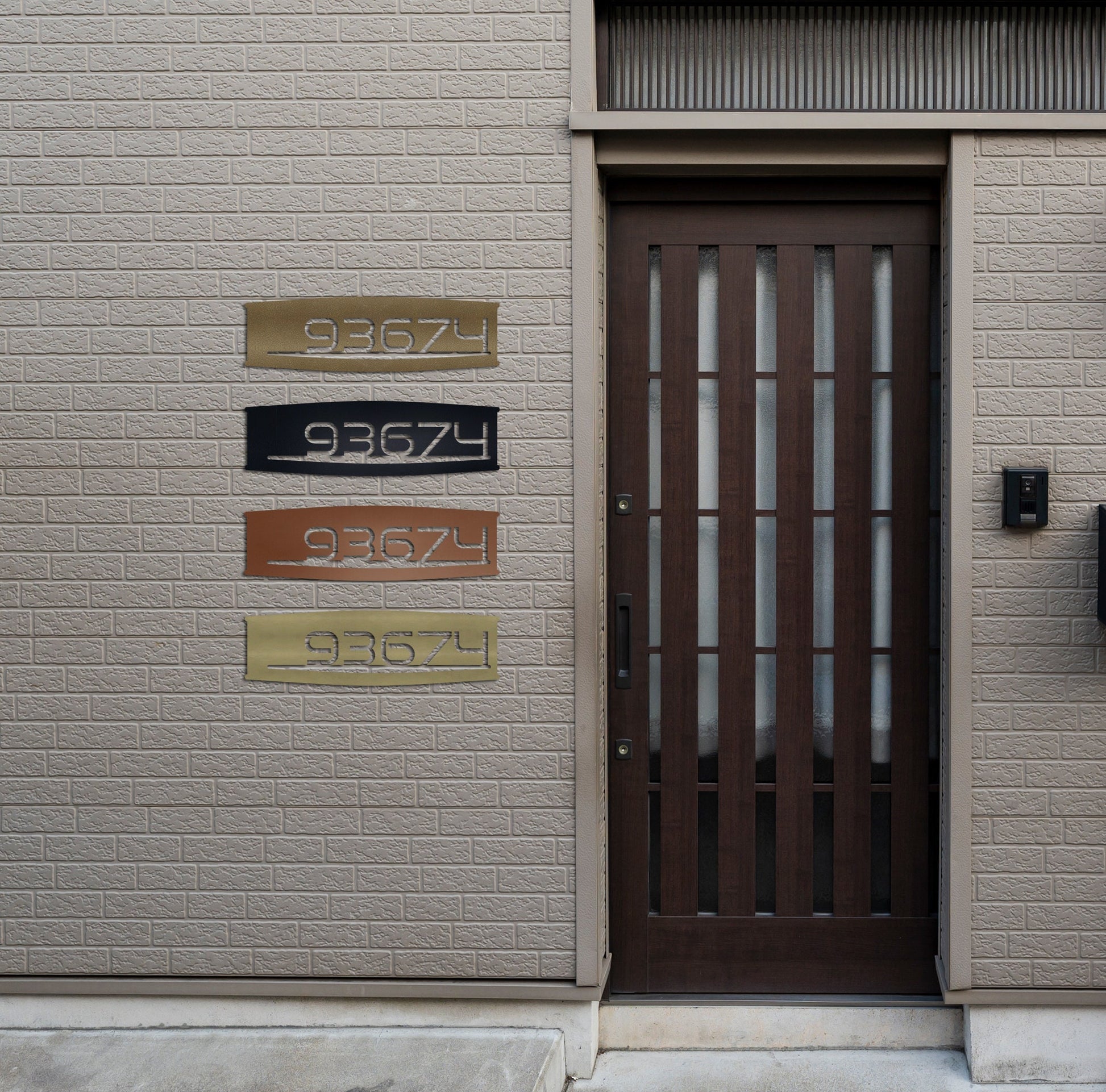 Metal House Number Plaque, Metal Address Sign, Custom House Numbers, Metal Address Plaque, Custom Address Sign, Front Porch Address Sign