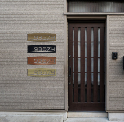 Metal House Number Plaque, Metal Address Sign, Custom House Numbers, Metal Address Plaque, Custom Address Sign, Front Porch Address Sign