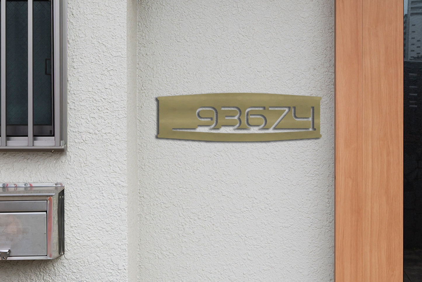 Metal House Number Plaque, Metal Address Sign, Custom House Numbers, Metal Address Plaque, Custom Address Sign, Front Porch Address Sign
