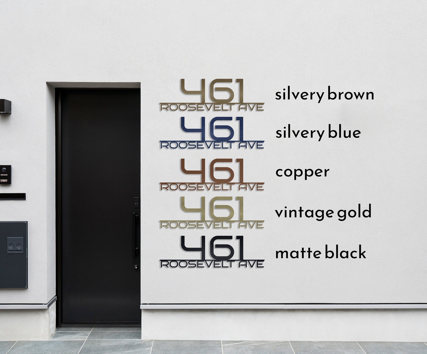 Custom Metal Address Sign for House, Metal House Number, Address Plaque, Address Signs, Housewarming Gift, Outdoor Metal Sign, House Numbers