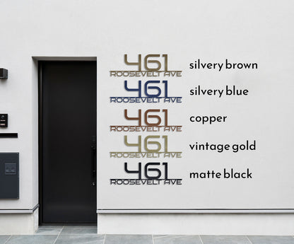 Custom Metal Address Sign for House, Metal House Number, Address Plaque, Address Signs, Housewarming Gift, Outdoor Metal Sign, House Numbers