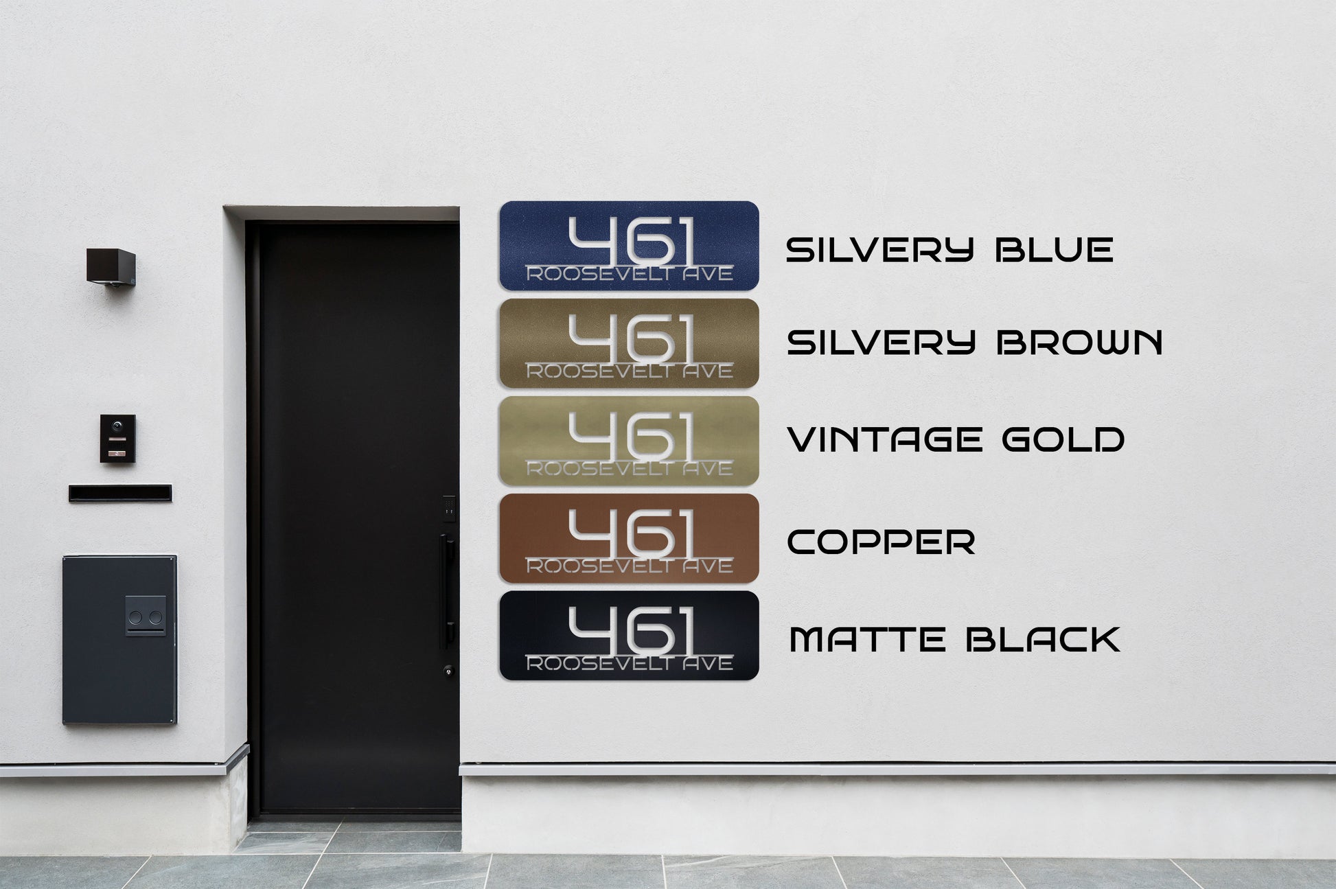 Metal Address Sign for House, House Number, Street Sign Plaque, Address Plaque, Address Signs, Metal House Number, Custom Metal Address Sign