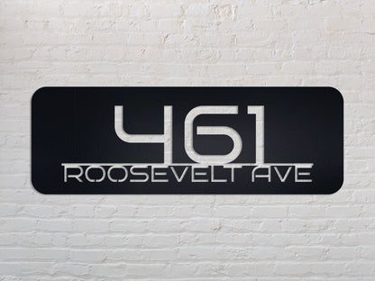Address Sign for House, House Number, Street Sign Plaque, Address Plaque, Address Signs, Metal House Number, Custom Metal Address Sign