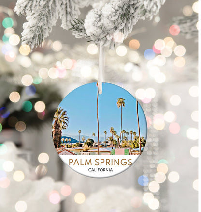 Palm Springs Ornament, Palm Springs Gift, Christmas Ornament, Christmas Gift, Palm Springs Souvenir, Palm Springs Christmas, Travel