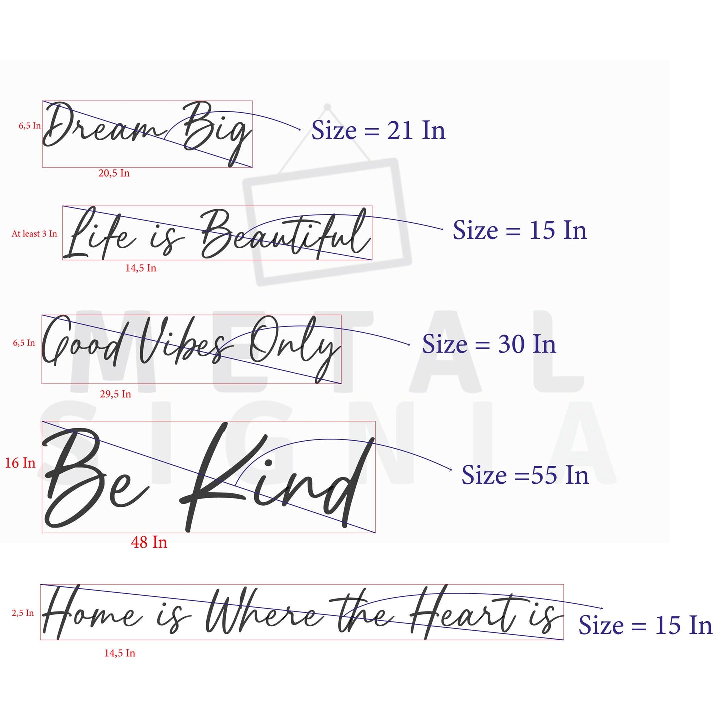 Custom Metal,Handwriting Family Name Your Text,Custom Gift,Custom Handwriting Metal Sign,Personalized Script Wall Decor,Custom Wall Decor