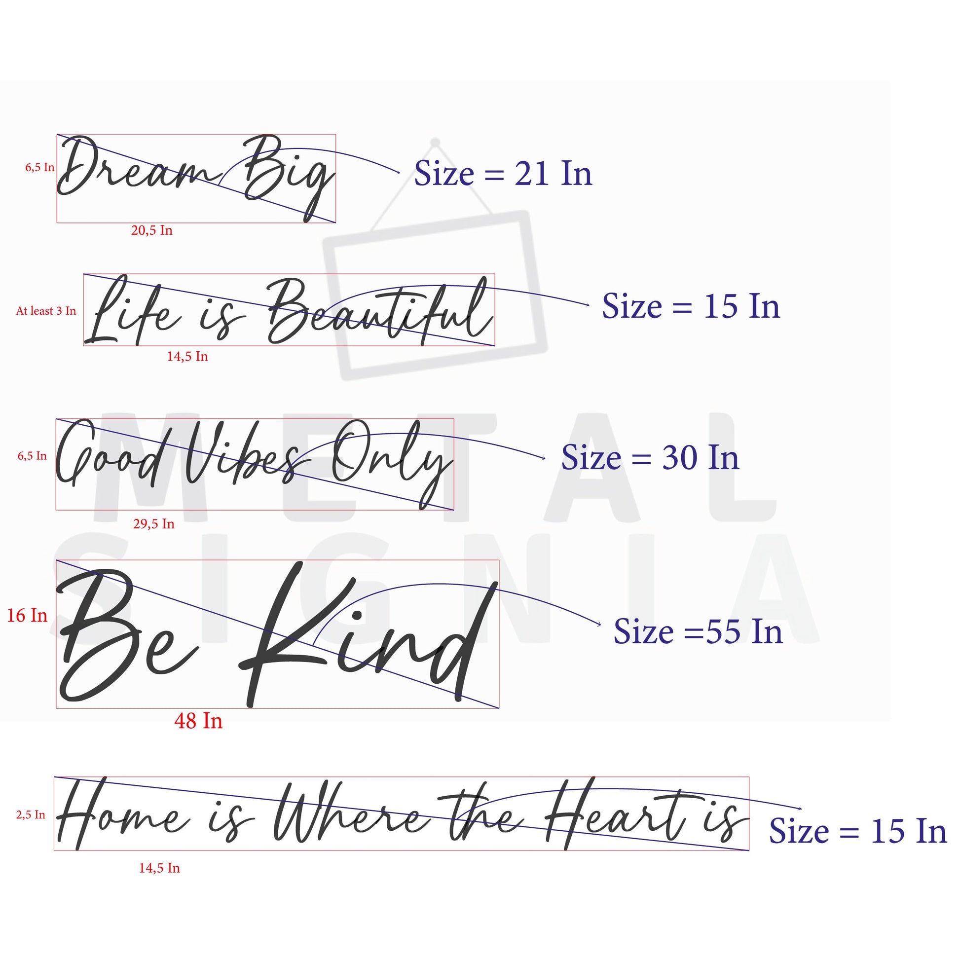 Custom Metal,Handwriting Family Name Your Text,Custom Gift,Custom Handwriting Metal Sign,Personalized Script Wall Decor,Custom Wall Decor