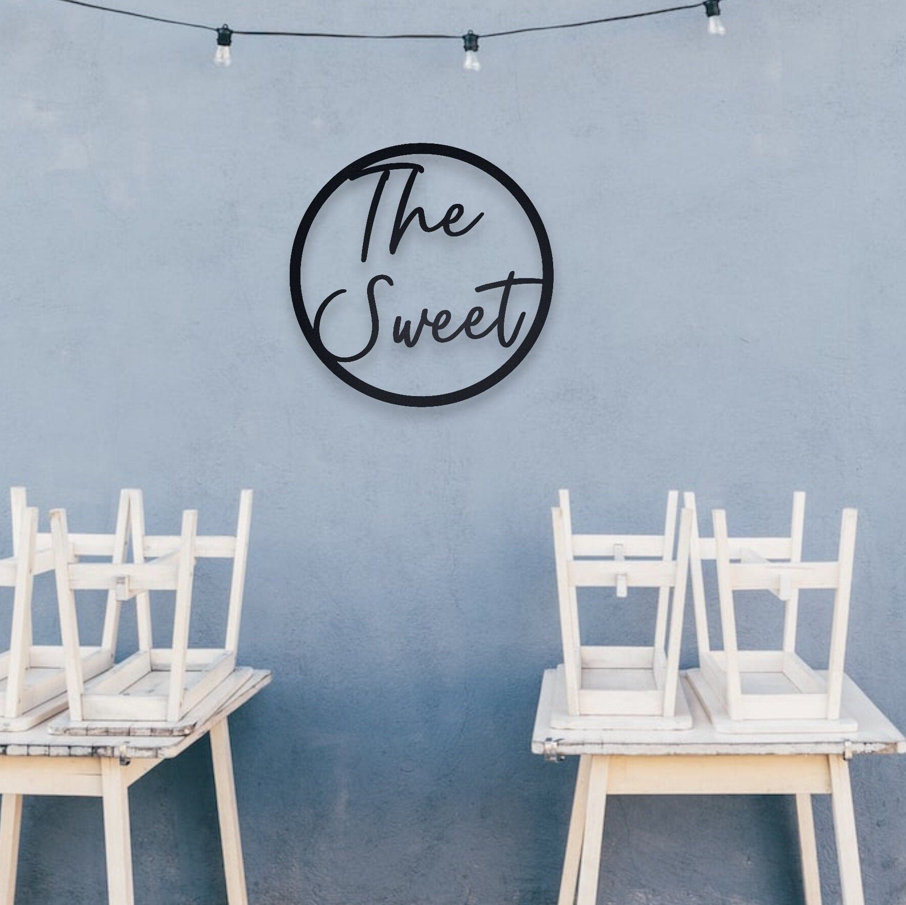 Personalized Metal Sign Custom Logo, Custom Steel, Cut to Order, Closing Gift, Metal Sign, Housewarming Gift, Wedding Monogram, Anniversary